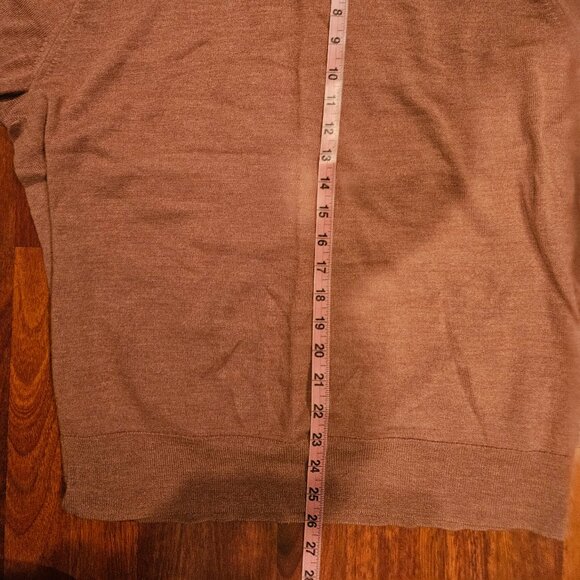 J.Crew Crewneck Sweater – Caramel Heather | 100% Cotton Classic - Picture 5 of 6